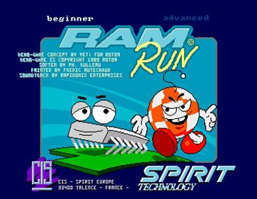 Ram Run - Screenshot - Game Title Image