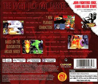 Darkstalkers 3 - Box - Back Image