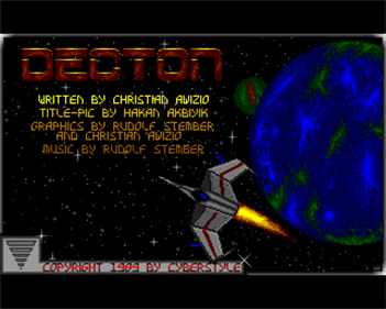 Decton - Screenshot - Game Title Image