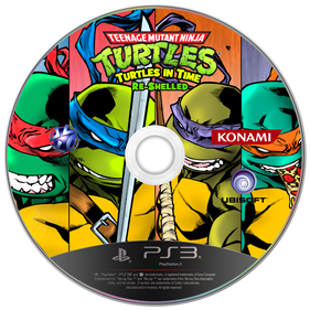 Teenage Mutant Ninja Turtles: Turtles in Time Re-Shelled - Fanart - Disc Image