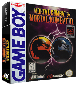 Mortal Kombat & Mortal Kombat II - Box - 3D Image