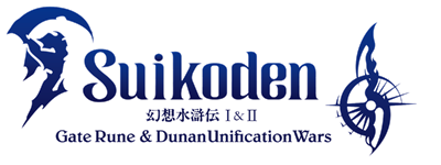 Genso Suikoden I & II - Clear Logo Image