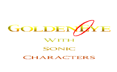 GoldenEye with Sonic Characters - Clear Logo Image