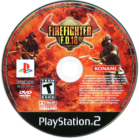 Firefighter F.D.18 - Disc Image