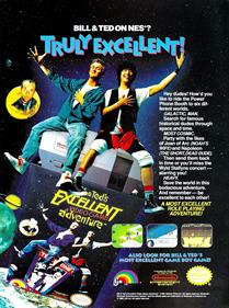 Bill & Ted's Excellent Video Game Adventure - Advertisement Flyer - Front Image