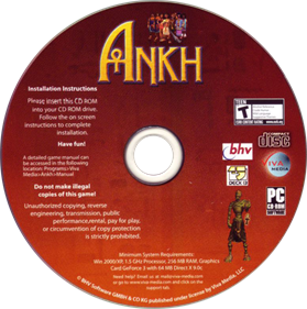 Ankh - Disc Image
