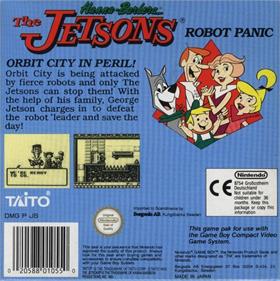 The Jetsons: Robot Panic - Box - Back Image