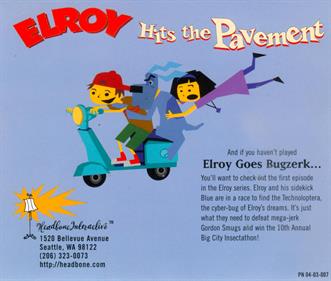 Elroy Hits the Pavement - Box - Back Image