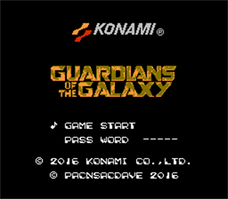 Guardians of the Galaxy - Screenshot - Game Title Image