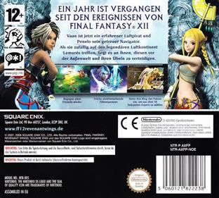 Final Fantasy XII: Revenant Wings - Box - Back Image