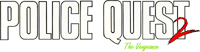 Police Quest 2: The Vengeance - Clear Logo Image