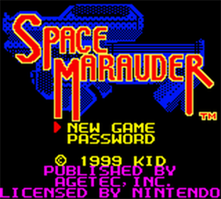 Space Marauder - Screenshot - Game Title Image