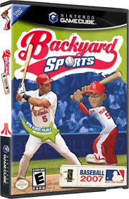 Backyard Sports Baseball 2007 - Box - 3D