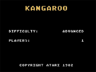 Kangaroo - Screenshot - Game Title Image