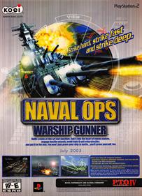 Naval Ops: Warship Gunner - Advertisement Flyer - Front Image