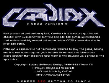 Cardiaxx - Screenshot - Game Title Image