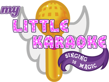 My Little Karaoke, Singing is Magic - Clear Logo Image