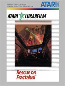 Rescue on Fractalus! - Fanart - Box - Front