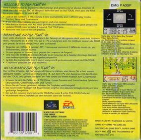 PGA Tour 96 - Box - Back Image