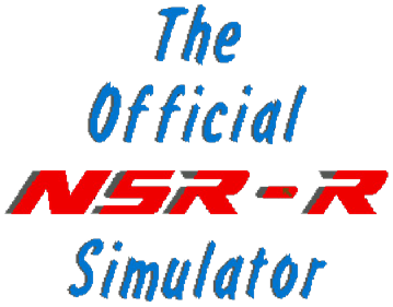 The Official Honda NSR-R Simulator - Clear Logo Image