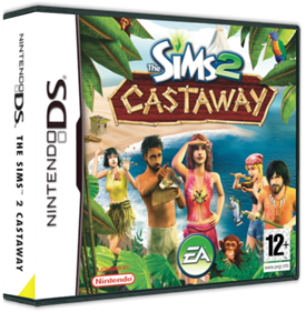 The Sims 2: Castaway - Box - 3D Image