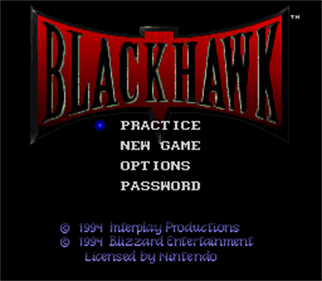 Blackthorne - Screenshot - Game Select Image