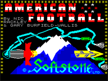 American Football (Softstone) - Screenshot - Game Title Image