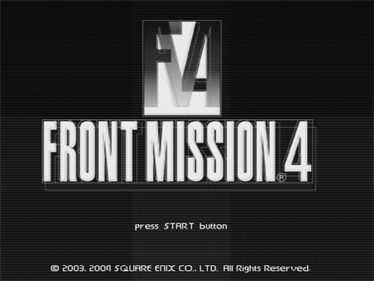 Front Mission 4 - Screenshot - Game Title