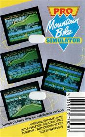 Pro Mountain Bike Simulator - Box - Back Image