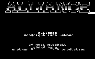 Alliance - Screenshot - Game Title Image