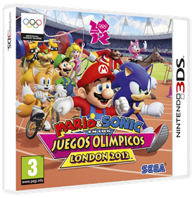 Mario & Sonic at the London 2012 Olympic Games - Box - 3D Image