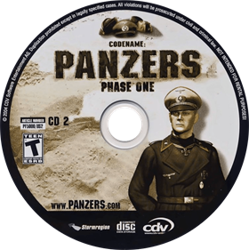 Codename: PANZERS: Phase One - Disc Image