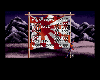 Last Ninja 3 - Screenshot - High Scores Image