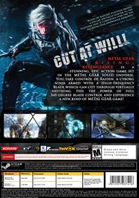 Metal Gear Rising: Revengeance - Fanart - Box - Back