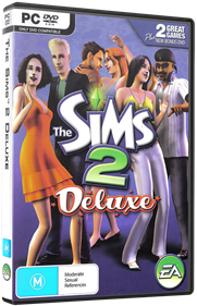 The Sims 2 Deluxe - Box - 3D Image