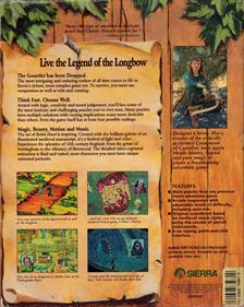 Conquests of the Longbow: The Legend of Robin Hood - Box - Back Image