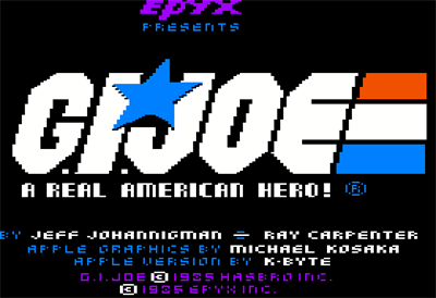 G.I. Joe: A Real American Hero - Screenshot - Game Title Image