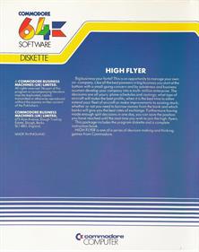 High Flyer (Commodore Business Machines UK) - Box - Back Image