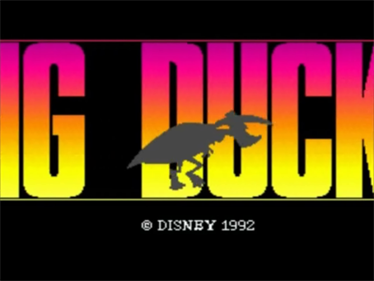 Disney's Darkwing Duck - Screenshot - Game Title Image