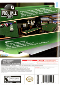 Pool Hall Pro - Box - Back Image
