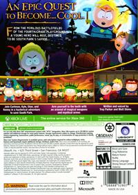 South Park: The Stick of Truth - Box - Back Image