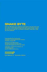 Snake Byte - Box - Back Image