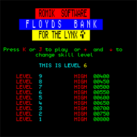 Floyds Bank - Screenshot - Game Title Image
