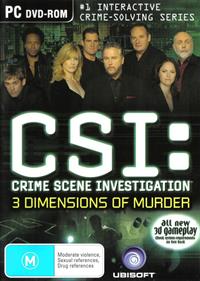 CSI: Crime Scene Investigation: 3 Dimensions of Murder - Box - Front Image