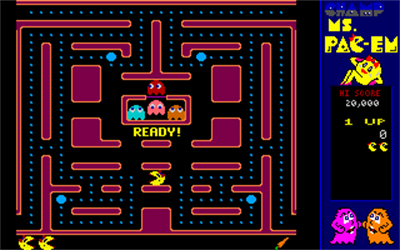CHAMP Ms. Pac-em - Screenshot - Gameplay Image