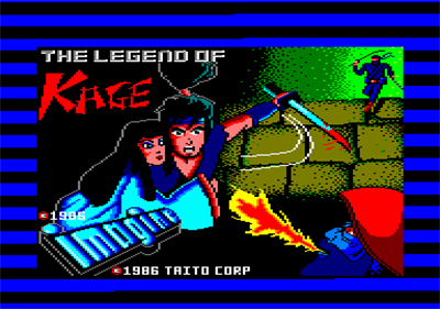 Legend of Kage - Screenshot - Game Title Image