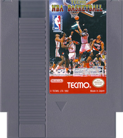 Tecmo NBA Basketball - Cart - Front Image