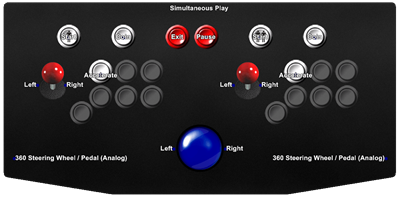 Championship Sprint - Arcade - Controls Information Image