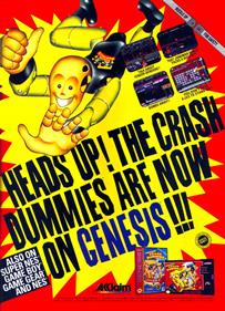 The Incredible Crash Dummies - Advertisement Flyer - Front Image
