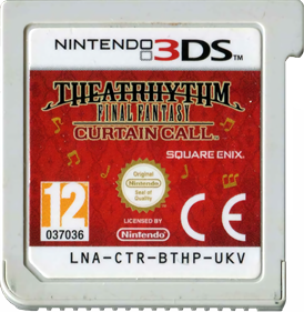 Theatrhythm Final Fantasy: Curtain Call - Cart - Front Image